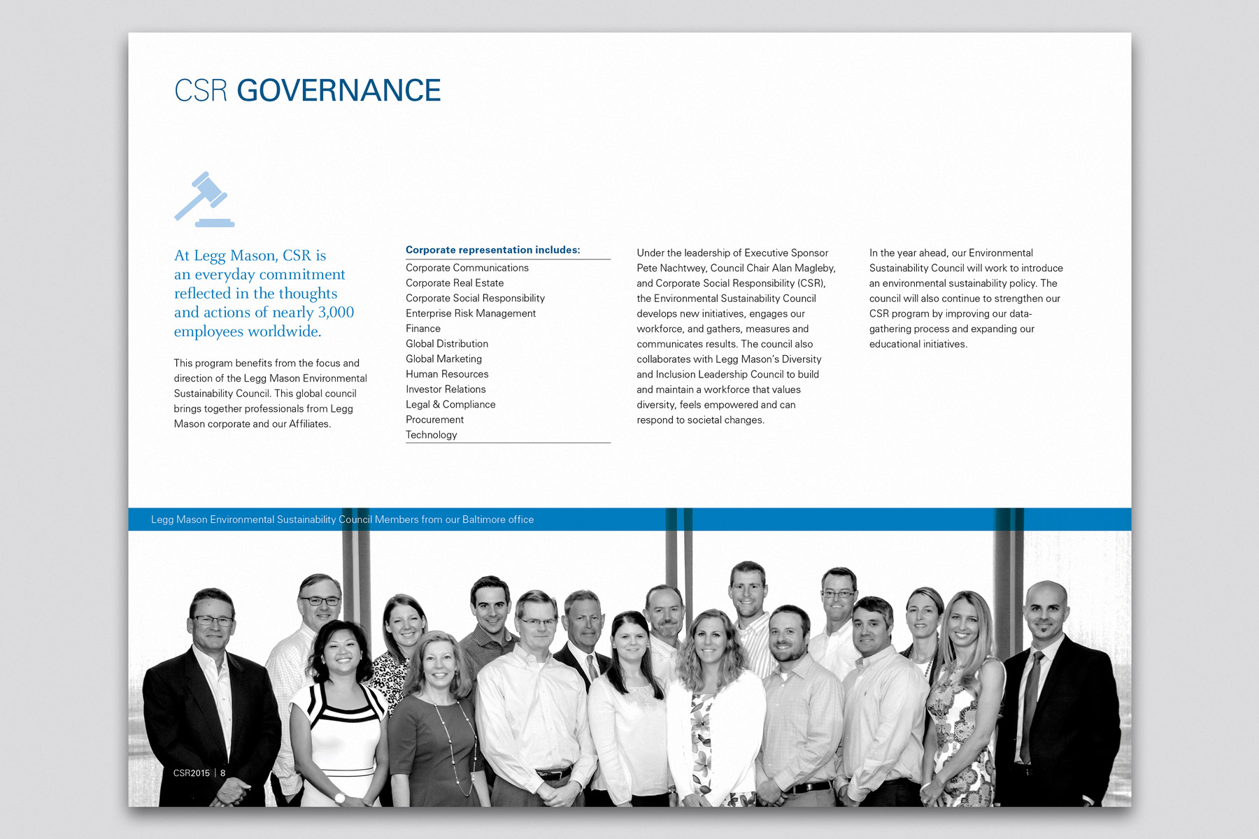 CSR Report CSR Governance